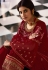 Maroon georgette kameez with palazzo 525