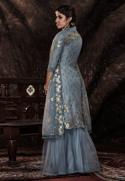 sequence sharara suit
