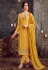 Yellow georgette pant style suit 148074