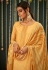 Yellow cotton silk kameez with palazzo 3717