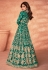 Shamita shetty green net abaya style anarkali suit 9184