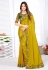Mustard silk saree with blouse 5905