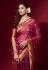Silk Saree with blouse in Purple colour 25001