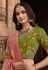 Silk Saree with blouse in Light green colour 10172