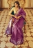 Kanjivaram silk Saree in Purple colour 10055