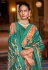 Patola silk Saree with blouse in Sea green colour 348B