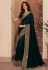 Silk Saree with blouse in Teal colour 1009