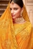 Silk Saree with blouse in Yellow colour 2233
