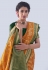 Silk Saree with blouse in Mustard colour 18005