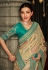 Kajal aggarwal Silk bollywood Saree in pista green colour 5232