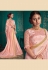 Silk Saree with blouse in Pink colour 9702