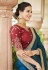 Silk Saree with blouse in Blue colour 5416