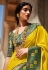 Silk Saree with blouse in Yellow colour 1453