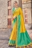 Silk Saree with blouse in Yellow colour 5312