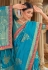 Banarasi silk Saree in Sky blue colour 5005