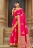 Banarasi silk Saree in Magenta colour 5007
