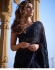 Bollywood Kriti Sanon Inspired Black sequins georgette saree