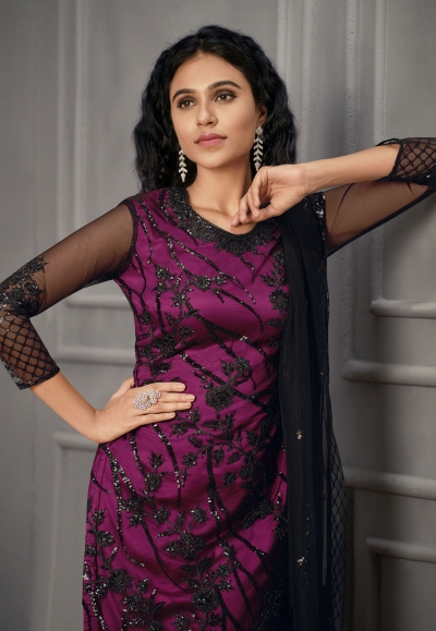 Grey Pant style Suit Butterfly Net main image 1