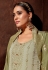 Georgette pakistani suit in Light green colour 2202