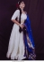 Bollywood Model White georgette sequins wedding lehenga choli