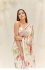 Bollywood Janhvi kapoor inspired floral white georgette saree