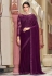 Purple silk saree with blouse 1006