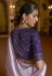 Light purple organza saree with blouse 2023