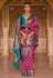 Pink saree with blouse 496B