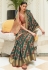 Silk Saree with blouse in Green colour 268005