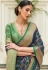 Silk Saree with blouse in Navy blue colour 268002