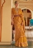 Silk Saree with blouse in Mustard colour 526B