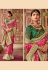 Silk Saree with blouse in Magenta colour 6408
