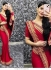 Bollywood Model Red color pooja wear saree