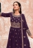 Purple georgette pakistani suit 9356
