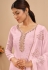 Georgette palazzo suit in Pink colour 2045C
