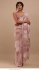 Bollywood Manish Malhotra inspired peach sequins saree