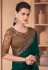 Silk Saree with blouse in Green colour 1102
