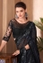 Silk Saree with blouse in Black colour 1108