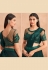 Silk designer Saree with blouse in Green colour 7309