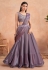 Silk designer lehenga Saree in Lavender colour 7310