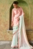 Satin half n half Saree in Pink colour 1103a