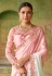 Satin half n half Saree in Pink colour 1103a