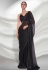 Silk Saree with blouse in Black colour 5231