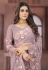 Net Saree with blouse in Light pink colour 6891