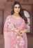 Net Saree with blouse in Pink colour 6892