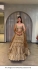 Bollywood Sabyasachi Inspired brown wedding lehenga choli