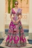 Silk circular lehenga choli in Pink colour 16RL