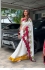 Bollywood Shilpa Shetty Inspired White modal silk saree