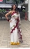 Bollywood Shilpa Shetty Inspired White modal silk saree