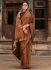 Brown Pure Silk Festival Wear Weaving Saree MAHALAXMI 434F